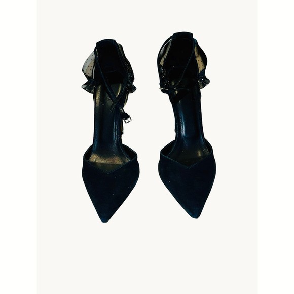 IRO Paris Quincia D’Orsay Suede and Tulle Pumps size 40 - Picture 4 of 12